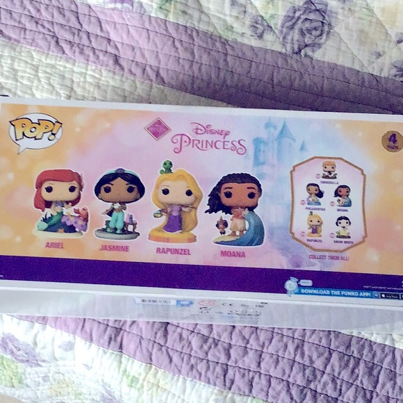 Funko Disney Princess Ariel Jasmine Rapunzel and Moana New #giftidea - Picture 3 of 3